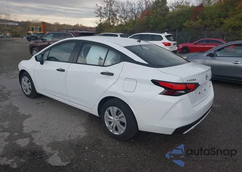 2025 Nissan Versa 1.6 S из США, поврежденный, VIN 3N1CN8DV8SL868727